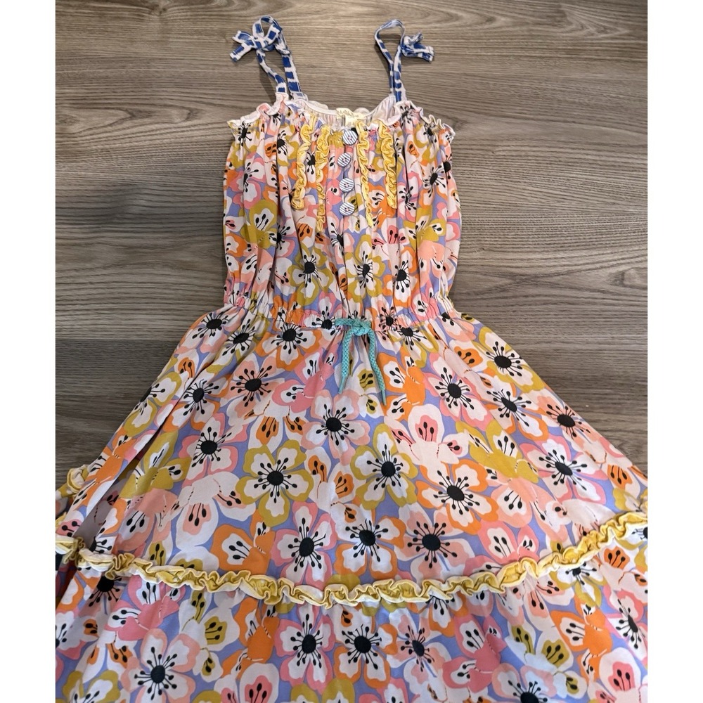 Matilda Jane Tell Me More Floral Maxi Dress The Adventure Begins Girls size 8 - Picture 15 of 15